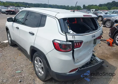 2022 Jeep Compass Sport Fwd z USA, uszkodzony, nr VIN 3C4NJCAB9N1224897